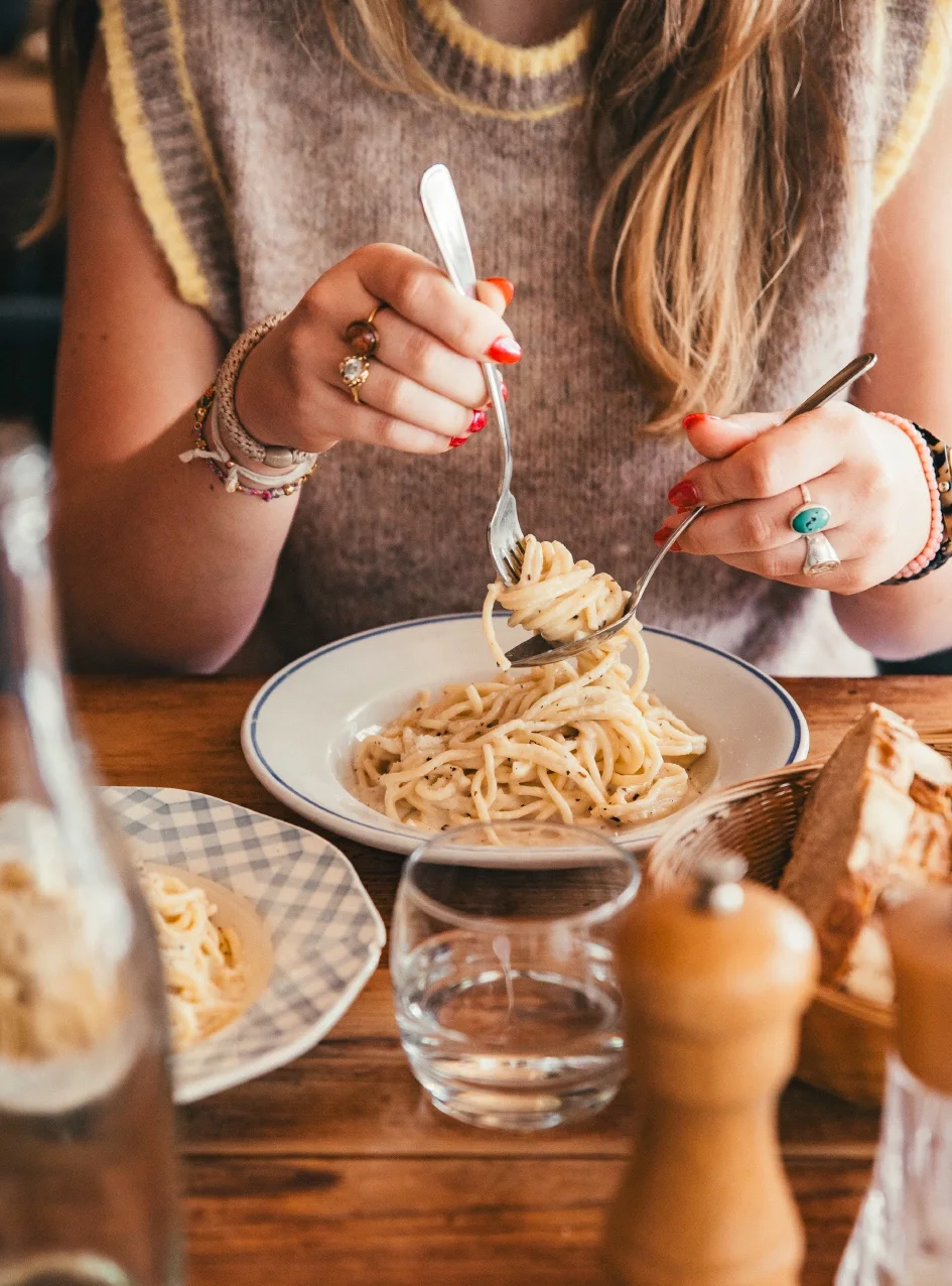 Assiette de pâtes fraîches servie au Café Malzieu